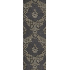 10301002140 Silvia black decor 01 глянцевый декор 30х90, Gracia Ceramica