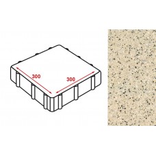 Плита тротуарная Готика Granite FERRO, Жельтау 300*300*80 мм
