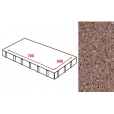 Плита тротуарная Готика Granite FERRO, Плита AI, Емельяновский, 700*500*80 мм