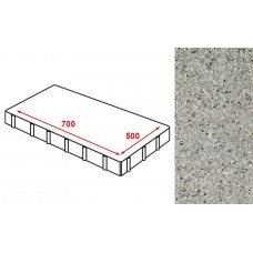 Плита тротуарная Готика Granite FERRO, Плита AI, Белла Уайт, 700*500*80 мм