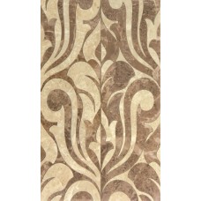 10301001735 Saloni brown decor 01 глянцевый декор 30х50, Gracia Ceramica