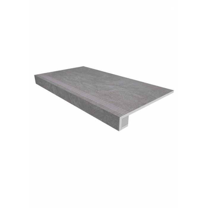 Купить в СПб Комплект (Ступень SR01 (33x120) непол. (прямоугол. бортик) + Подступенок (14,5x120))
