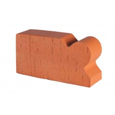 Печной кирпич радиусный полнотелый Lode Janka F20 гладкий, 250*120*65 мм