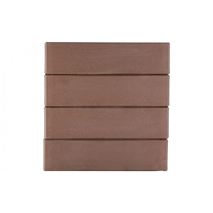 Кирпич ЛСР Мюнхен гладкий клинкерный коричневый M300 250*85*65 мм