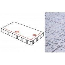 Плита тротуарная Готика Granite FINERRO, Грис Парга 600*400*80 мм