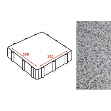 Плита тротуарная Готика Granite FINERRO, Квадрат, Белла Уайт 300*300*80 мм
