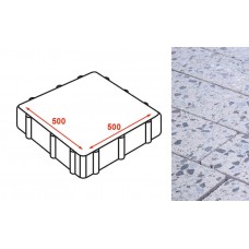 Плита тротуарная Готика Granite FINERRO, Грис Парга 500*500*80 мм