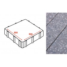 Плита тротуарная Готика Granite FINERRO, Ильменит 500*500*80 мм