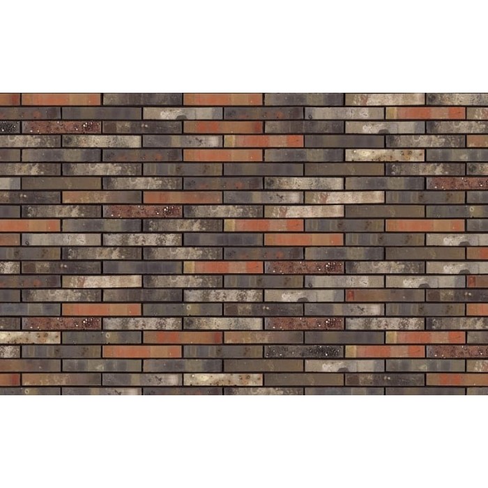 Кирпич облицовочный Terca Archipolis Cadet Zwart, 240*65*40 мм