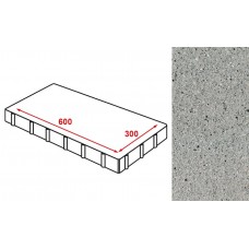 Плита тротуарная Готика Granite FERRO, Цветок Урала 600*300*80 мм