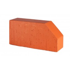 Печной кирпич фигурный полнотелый Lode Janka F6 гладкий, 250*120*65 мм
