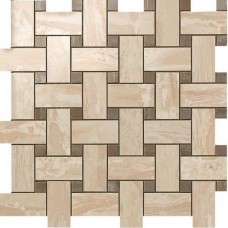 Мозаика керамическая Supernova Marble Woodstone Champagne Twist 30,5