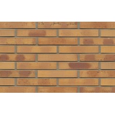 Кирпич клинкерный Muhr 06K Hellbraun-bunt Kohle гладкий, 290*90*52 мм