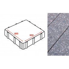 Плита тротуарная Готика Granite FINERRO, Ильменит 600*600*80 мм