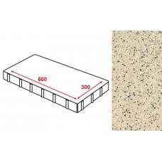Плита тротуарная без фаски Готика Granite FERRO, Жельтау 600*300*60 мм