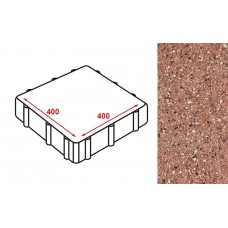 Плита тротуарная Готика Granite FERRO, Емельяновский 400*400*80 мм
