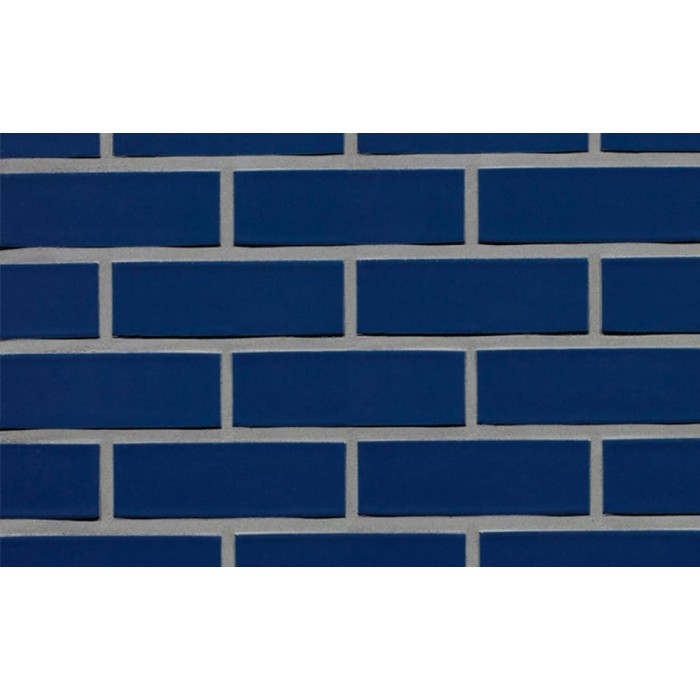 Кирпич облицовочный Terca Crystal Blauw SP, 215*102*65 мм