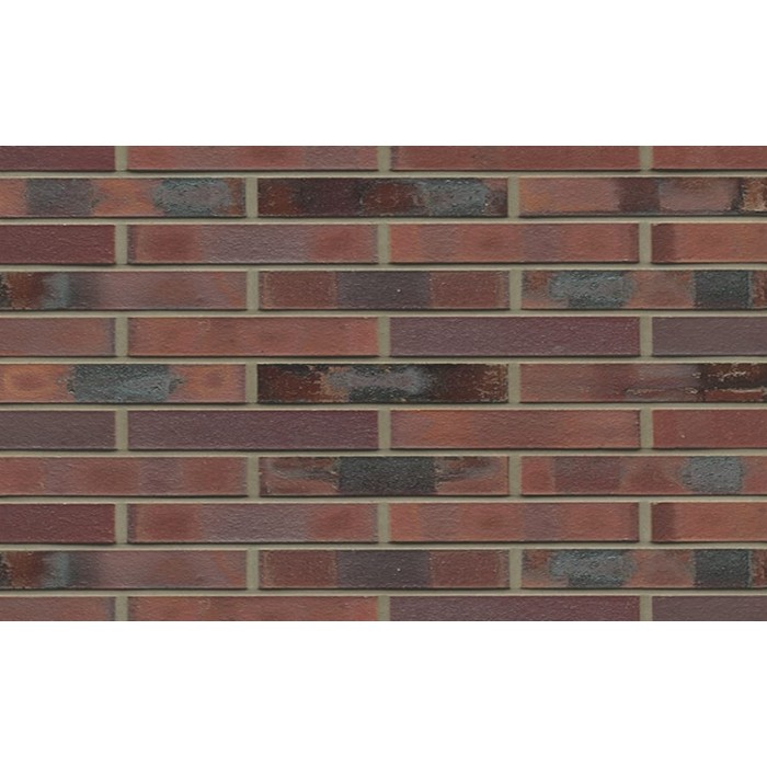 Кирпич клинкерный Muhr 04 KS Rotbraun-bunt Kohle Spezial гладкий, 290*90*40 мм