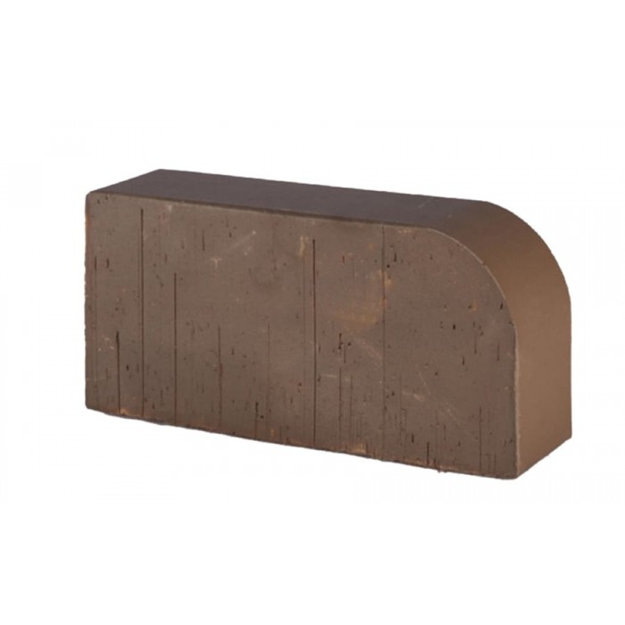 Печной кирпич радиусный полнотелый Lode Brunis F15 (R60) гладкий, 250*120*65 мм