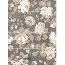 Керамическая плитка Lb-Ceramics Fiori Grigio 1608-0116 Панно цветы (компл. из 4шт) 60х80