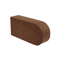 Печной кирпич фигурный полнотелый Lode Brunis F22 гладкий, 250*120*65 мм