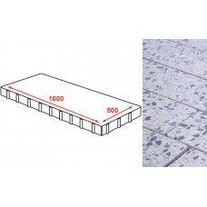 Плита тротуарная Готика Granite FINERRO, Грис Парга 1000*500*80 мм