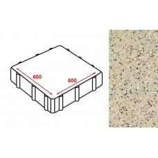 Плита тротуарная Готика Granite FERRO, Жельтау 600*600*80 мм