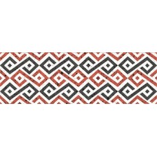 10301002134 Molle red decor 01 глянцевый декор 30х90, Gracia Ceramica