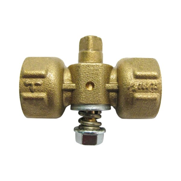 Кран латунный шаровой 11Б18бк(у)2 DN 15 PN 16 под манометр G1/2''хG1/2'' без контрольного фланца муфта-муфта без рычага Пензапромарматура