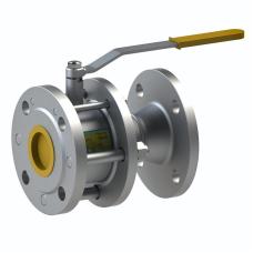 Кран стальной шаровой разборный 11с41п DN 50 PN 16 180мм полнопроходной фланцевый с ручкой BREEZE