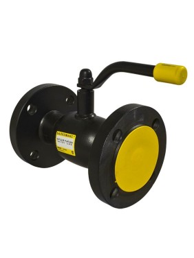 Кран стальной шаровой цельносварной DN 65 PN 16 270мм стандартнопроходной фланцевый с ручкой Broen Ballomax