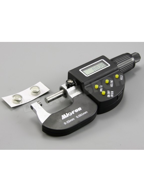 Микрометр МКЦ-  25 0,001 цифровой 4-кнопочный Micron