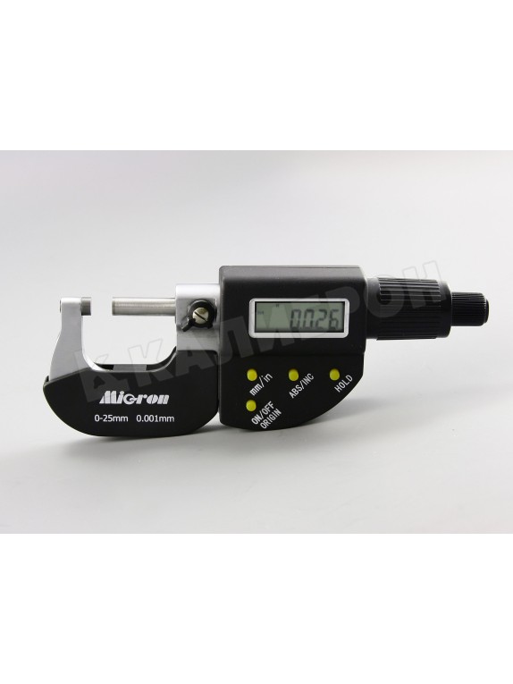 Микрометр МКЦ-  25 0,001 цифровой 4-кнопочный Micron