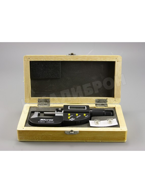 Микрометр МКЦ-  25 0,001 цифровой 4-кнопочный Micron