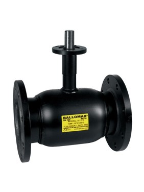Кран стальной шаровой цельносварной DN 150 PN 25 350мм стандартнопроходной фланцевый с ручкой Broen Ballomax