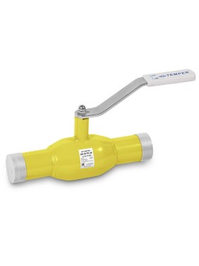 Кран стальной шаровый DN 25- 20 PN 40 230мм сандартнопроходной приварной газовый Temper