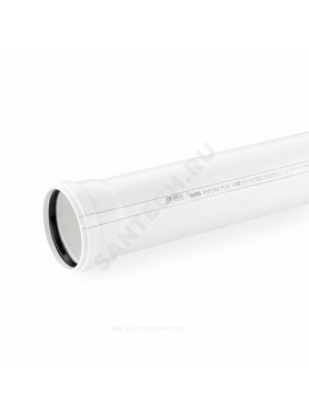 Труба с раструбом бесшумная белая PP-H RAUPIANO PLUS Rehau