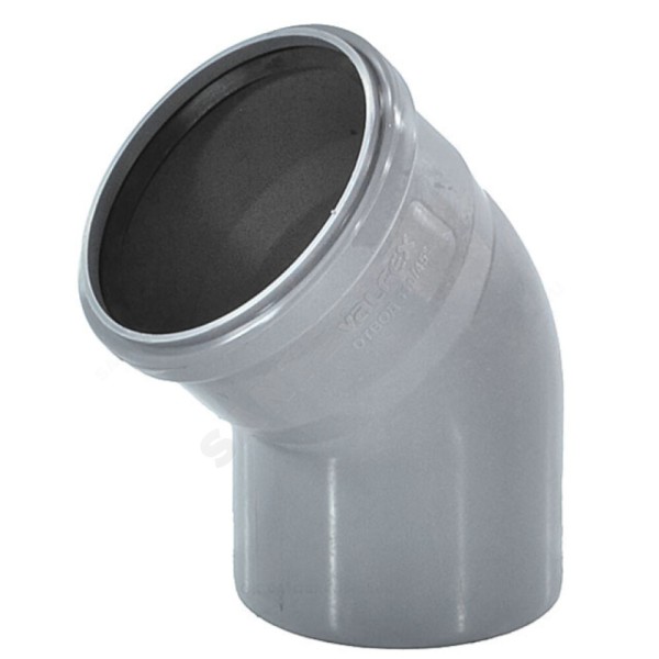 Отвод серый PP-H BASE VALFEX