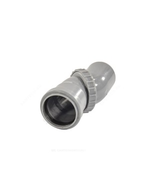 Отвод поворотный серый PP-H BASE VALFEX