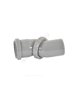 Отвод поворотный серый PP-H BASE VALFEX