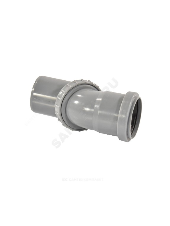 Отвод поворотный серый PP-H BASE VALFEX