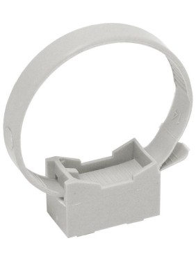Держатель хомутный для труб со стяжкой d32-63 CFF2 сер. ELASTA IEK CTA10MP-CFF263-K41-100
