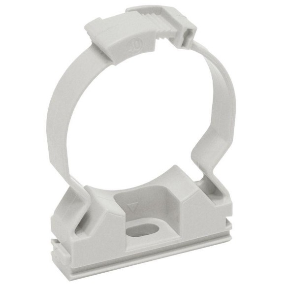 Держатель хомутный для труб CFC32 d32 сер. ELASTA IEK CTA10MP-CFC32-K41-050 Держатель хомутный для труб CFC32 d32 сер. ELASTA IEK CTA10MP-CFC32-K41-050