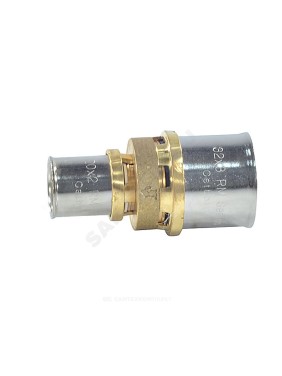Муфта переходная для МП/PE-X труб латунь пресс RM103 Giacomini