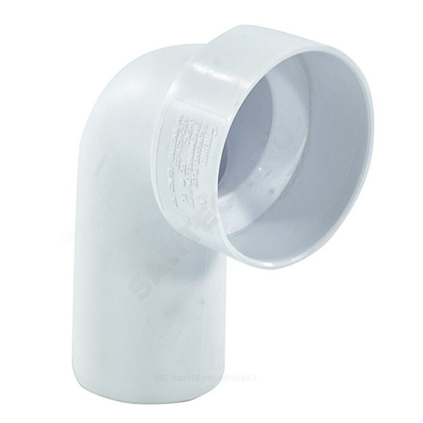 Отвод PP-H сифонный бесшумный белый RAUPIANO PLUS Дн 50х50х90гр б/нап Rehau 11214441001