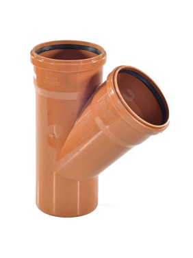 Тройник коричневый PP-B VALFEX