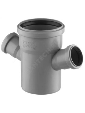 Крестовина PP-H 1-плоскостная серая HT HTDA Дн 110х50х50х67гр б/нап в/к Ostendorf 115910