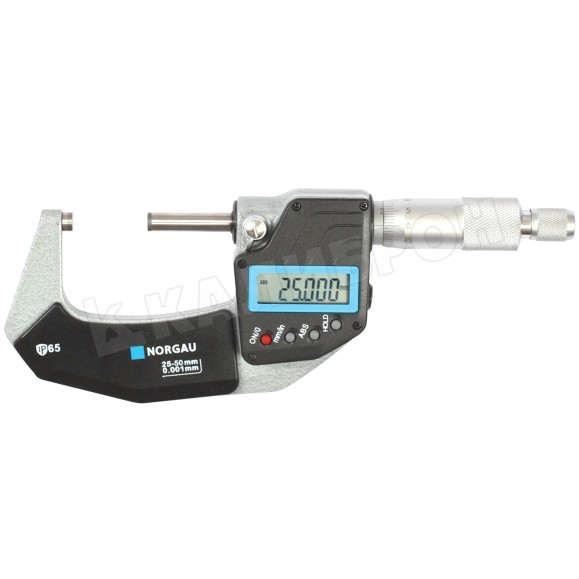 Микрометр цифровой NORGAU 25-50мм/0,001мм ,IP65 041057050 Микрометр цифровой NORGAU 25-50мм/0,001мм ,IP65 041057050