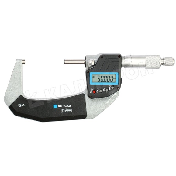 Микрометр цифровой NORGAU 50-75мм/0,001мм,IP65 041057075 Микрометр цифровой NORGAU 50-75мм/0,001мм,IP65 041057075