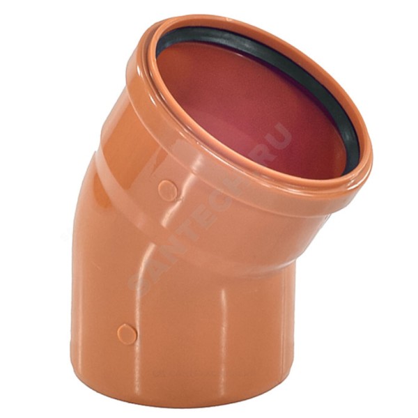 Отвод коричневый PP-B VALFEX